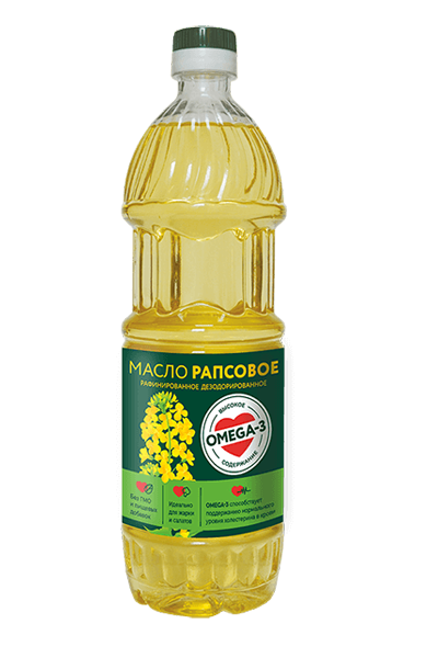 Масло рапсовое рафинированное дезодорированное