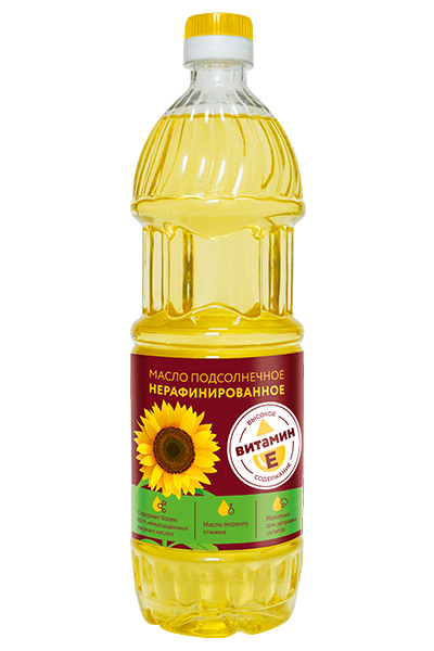 Unrefined sunflower oil 1st grade
